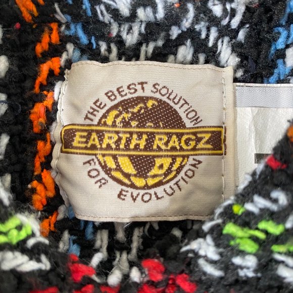 Earth Ragz Multicolor Hooded Pullover Sweater NWOT Women's Size Large - Picture 4 of 16